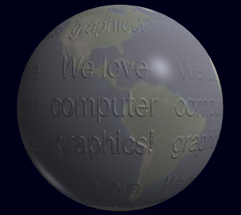 We love computer graphics!